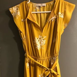 Sunny floral midi dress